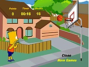 sport - Bart Simpson basketball