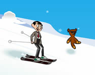 Mr Bean skiing holiday sport jtkok ingyen
